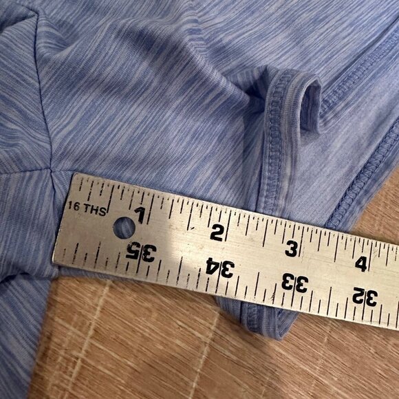 ALL IN MOTION GIRLS BLUE SHORTS MEDIUM 7/8 - Picture 4 of 5